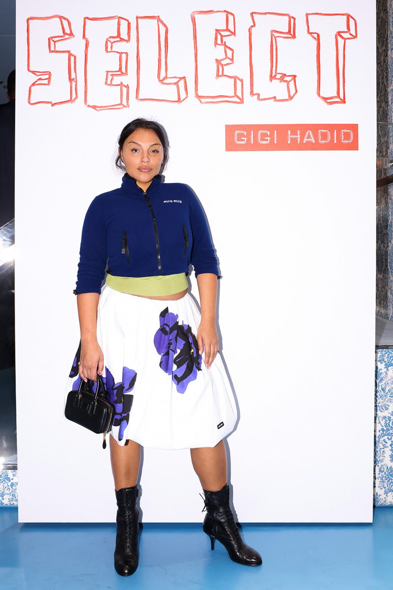 Paloma Elsesser miu miu Arcadie leather bag