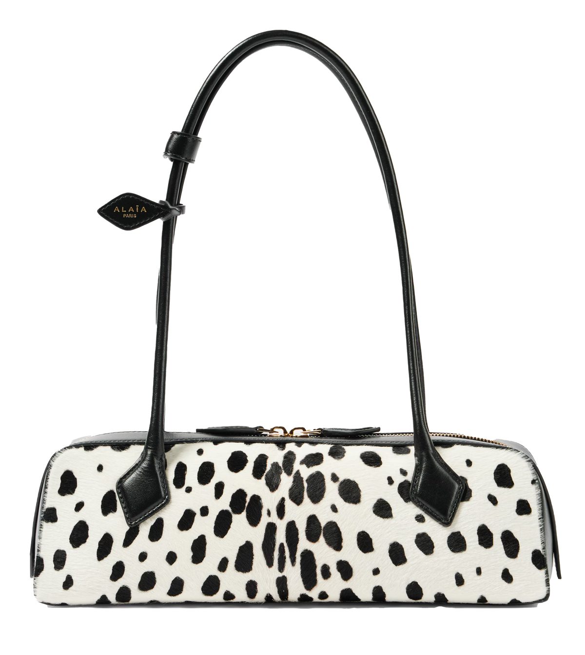 alaia Le Teckel Medium calf hair shoulder bag