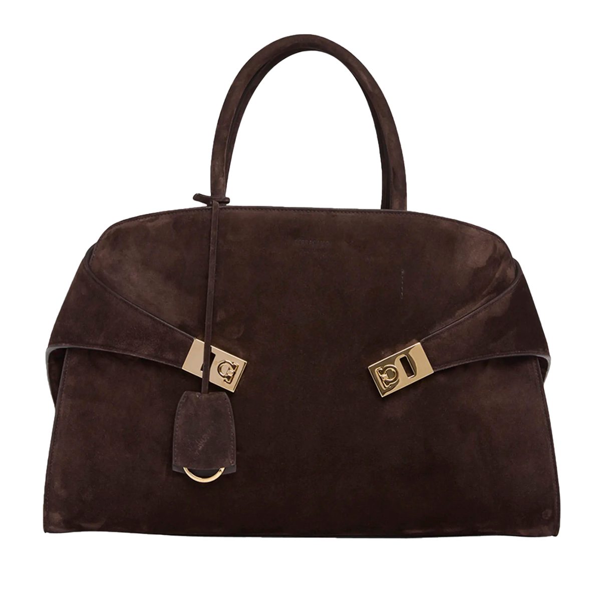 ferragamo Hug Suede Crossbody Bag