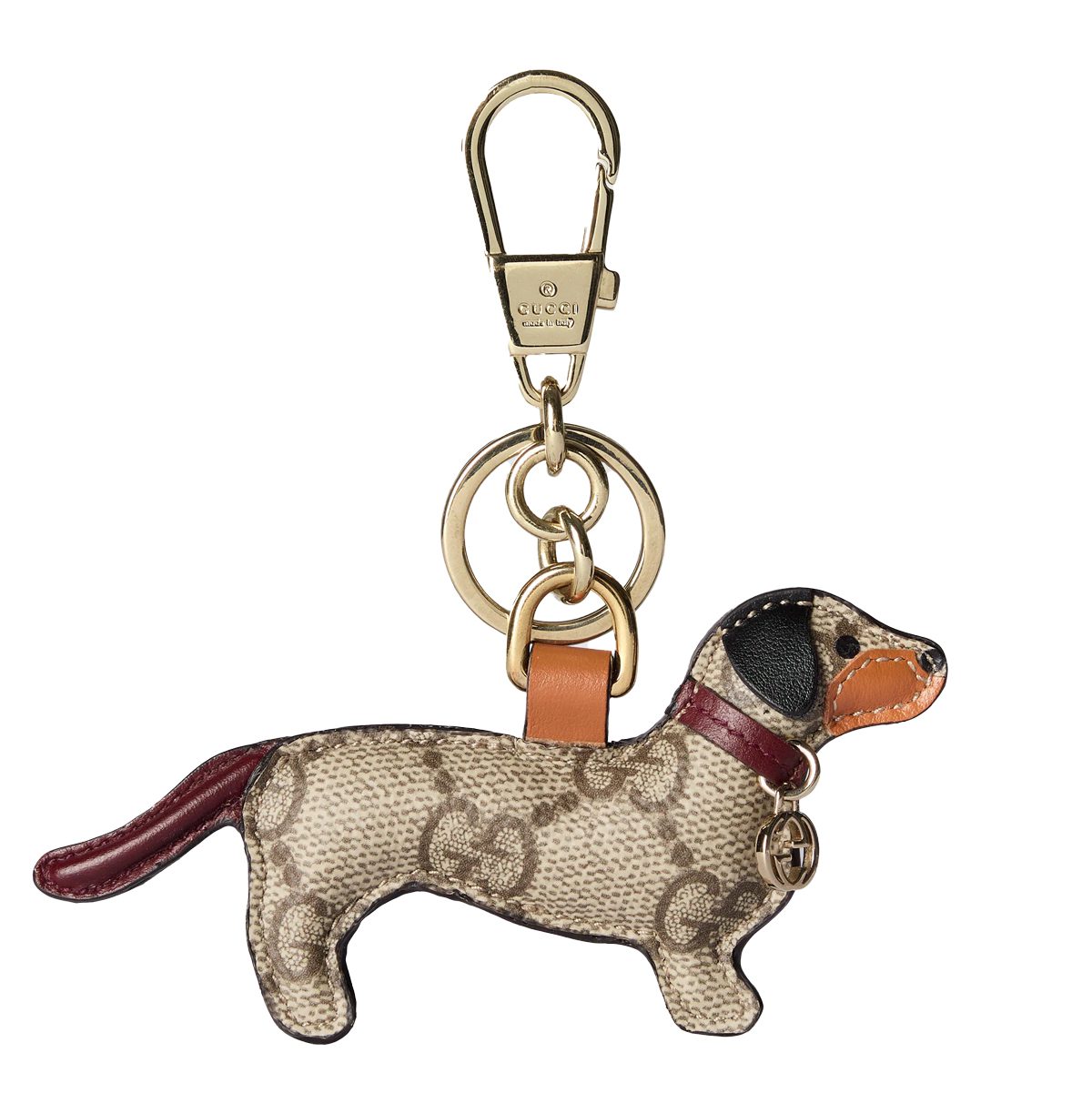gucci Dog shaped bag charm 1