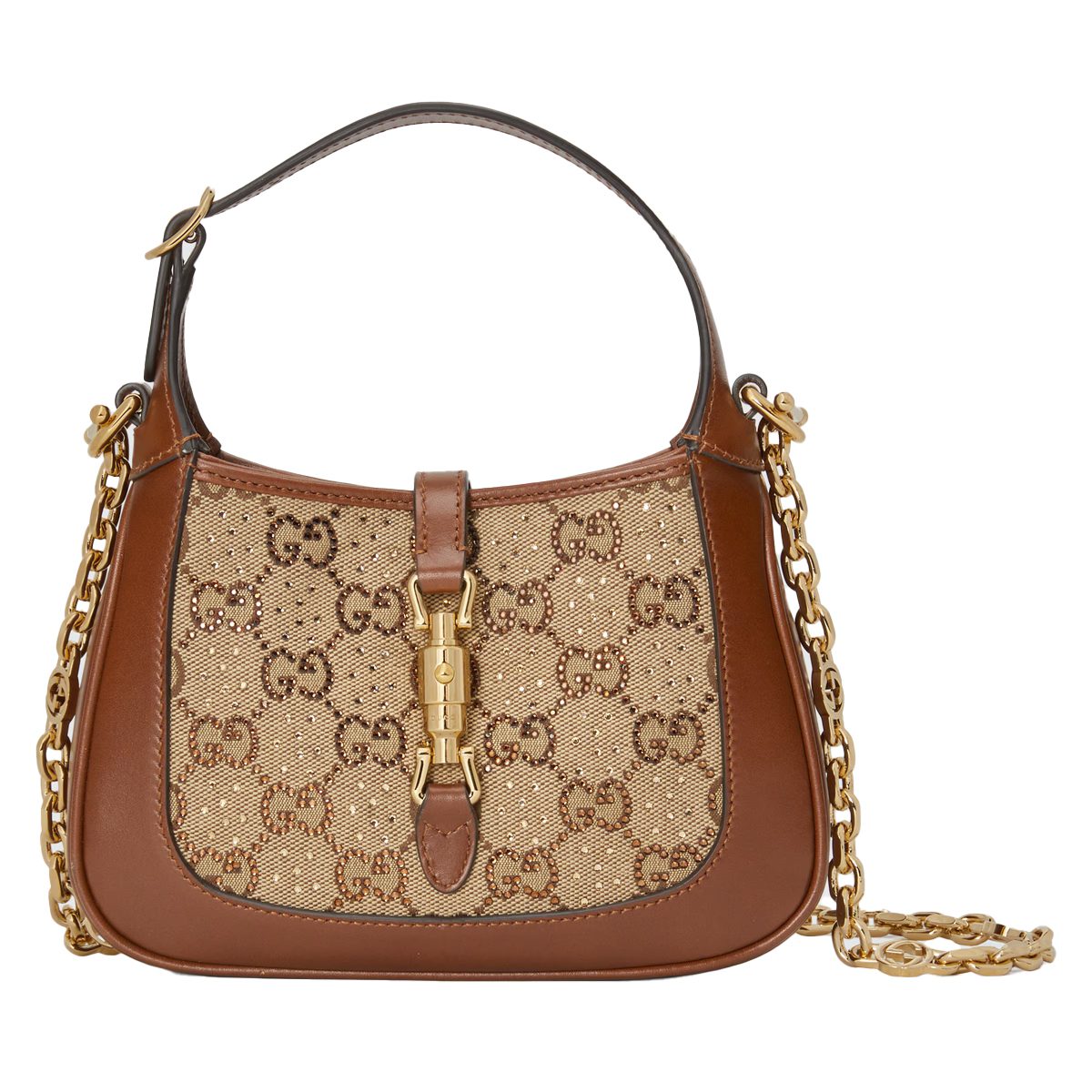 gucci Jackie 1961 GG crystal mini bag