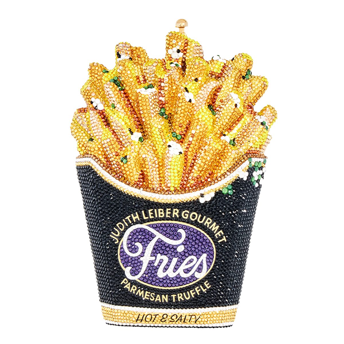 judith leiber Truffle French Fries Clutch Bag