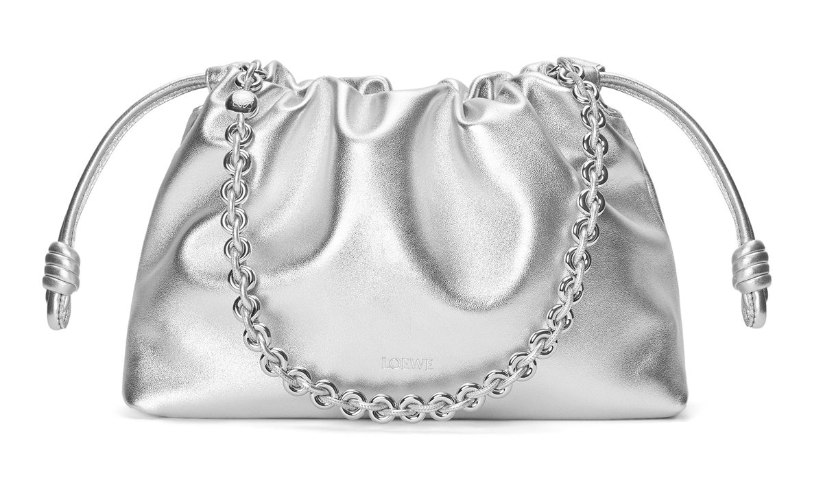 loewe Medium Flamenco purse in laminated lambskin