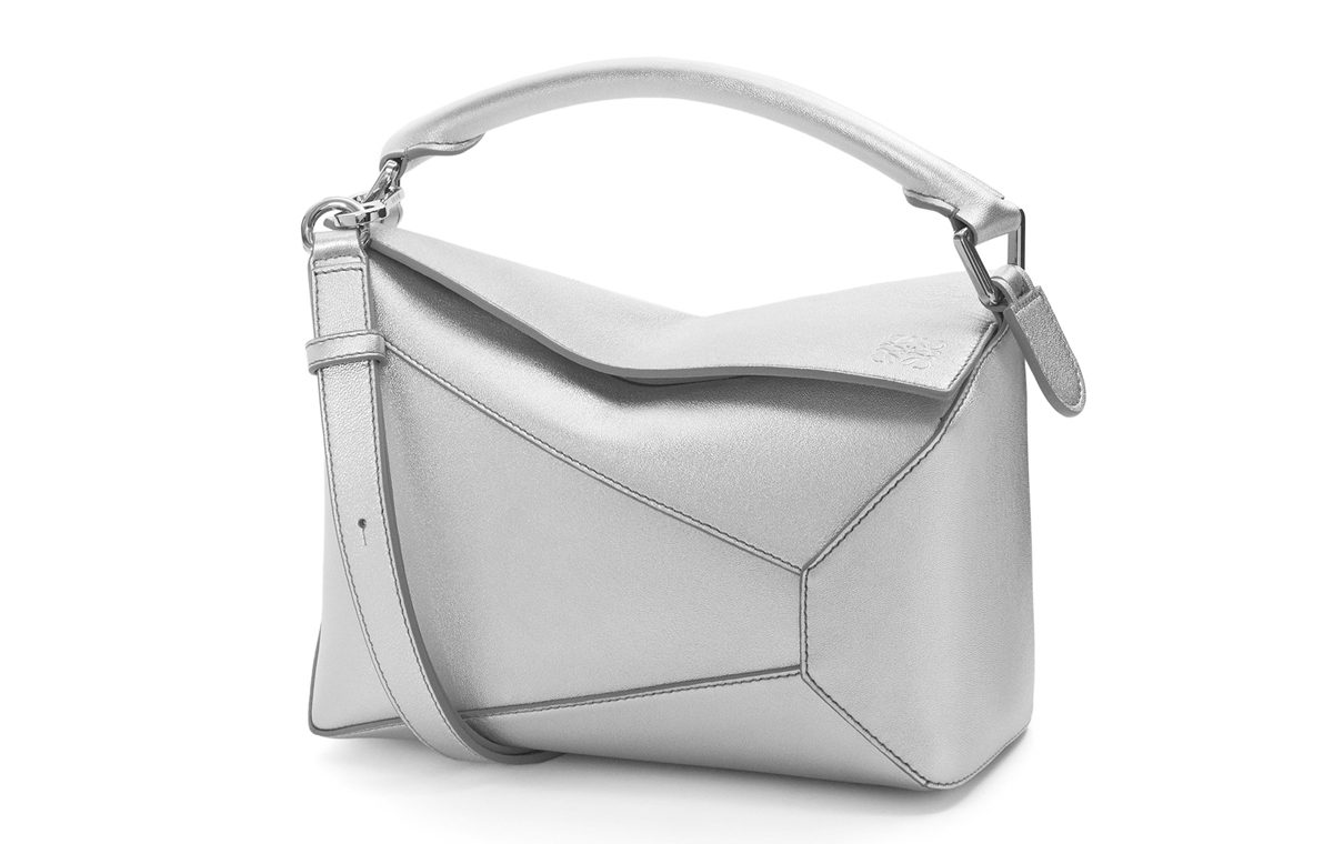 loewe Small Puzzle bag in laminated lambskin