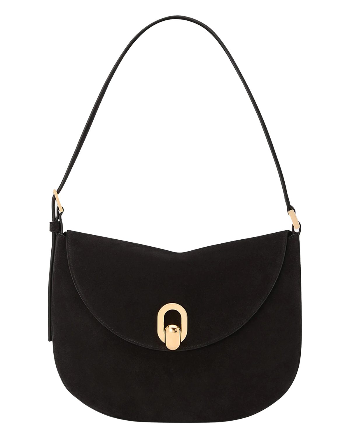 savette The Tondo Suede Hobo Bag