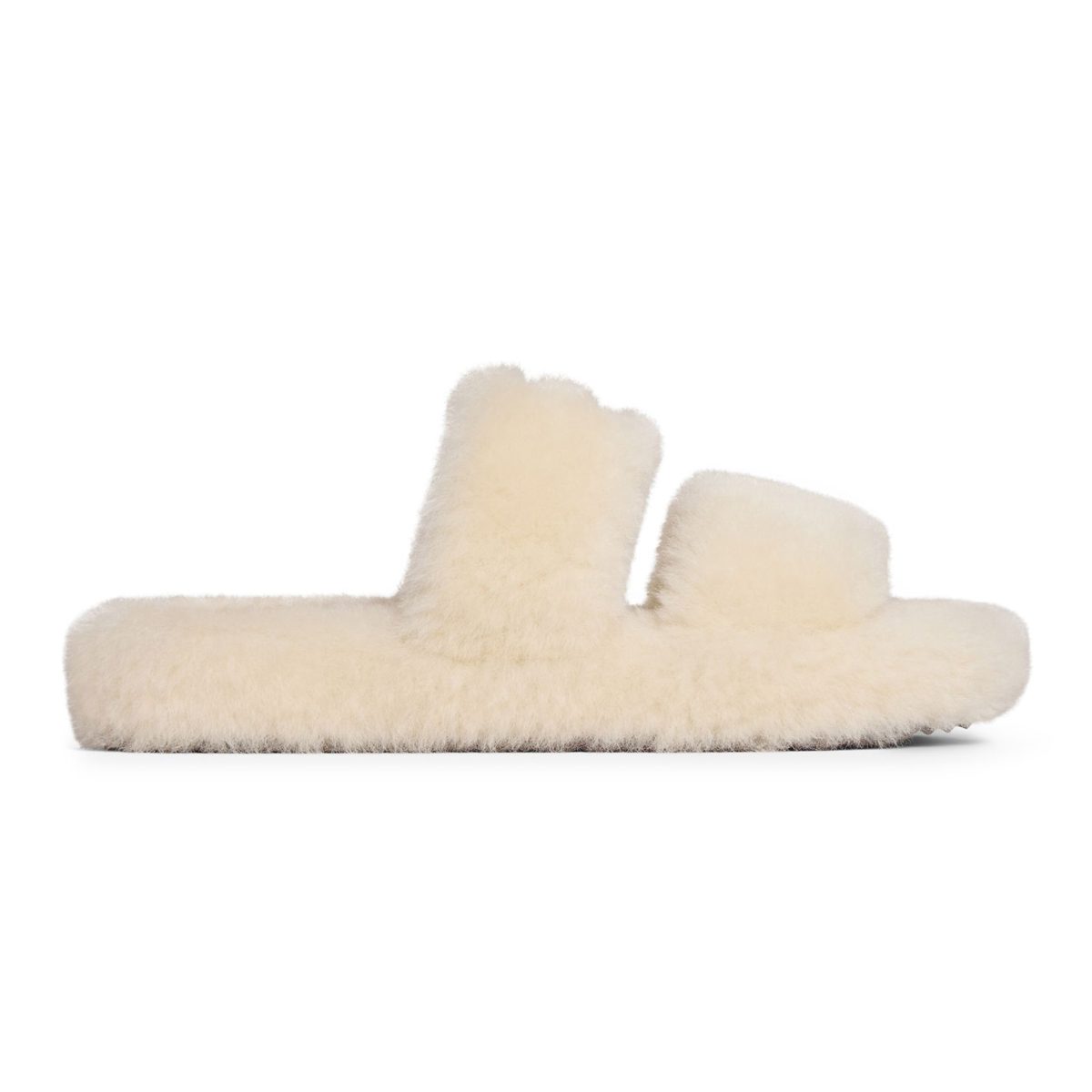 Celine fur triomphe open slide in shearling slidesCeline fur triomphe open slide in shearling slides