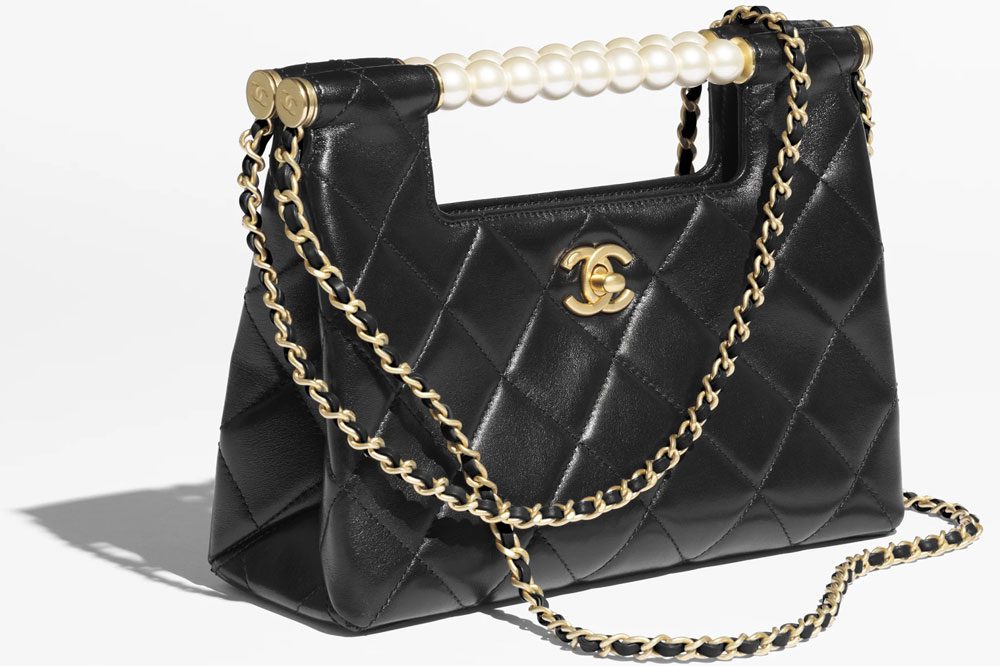Chanel Pearl Handle Mini Bag Chanel Pearl Handle Mini Bag