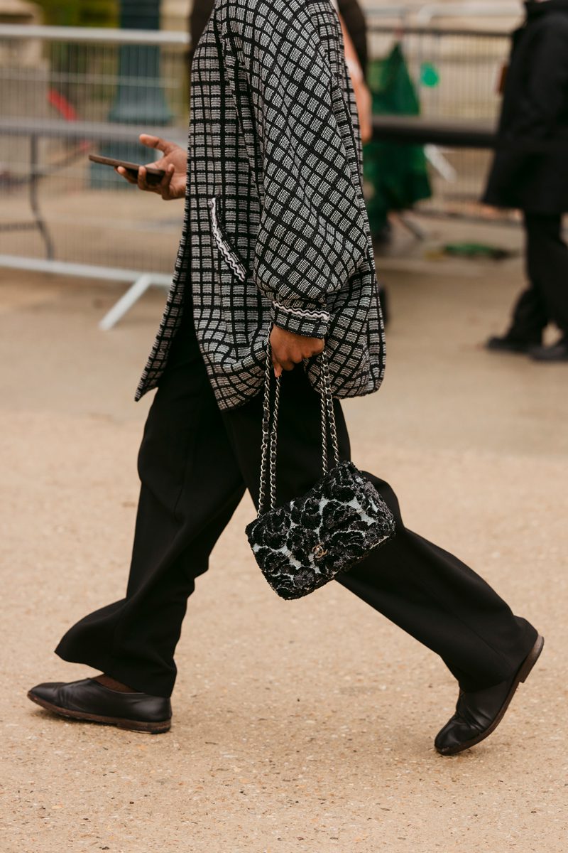 Chanel sequin flap bag