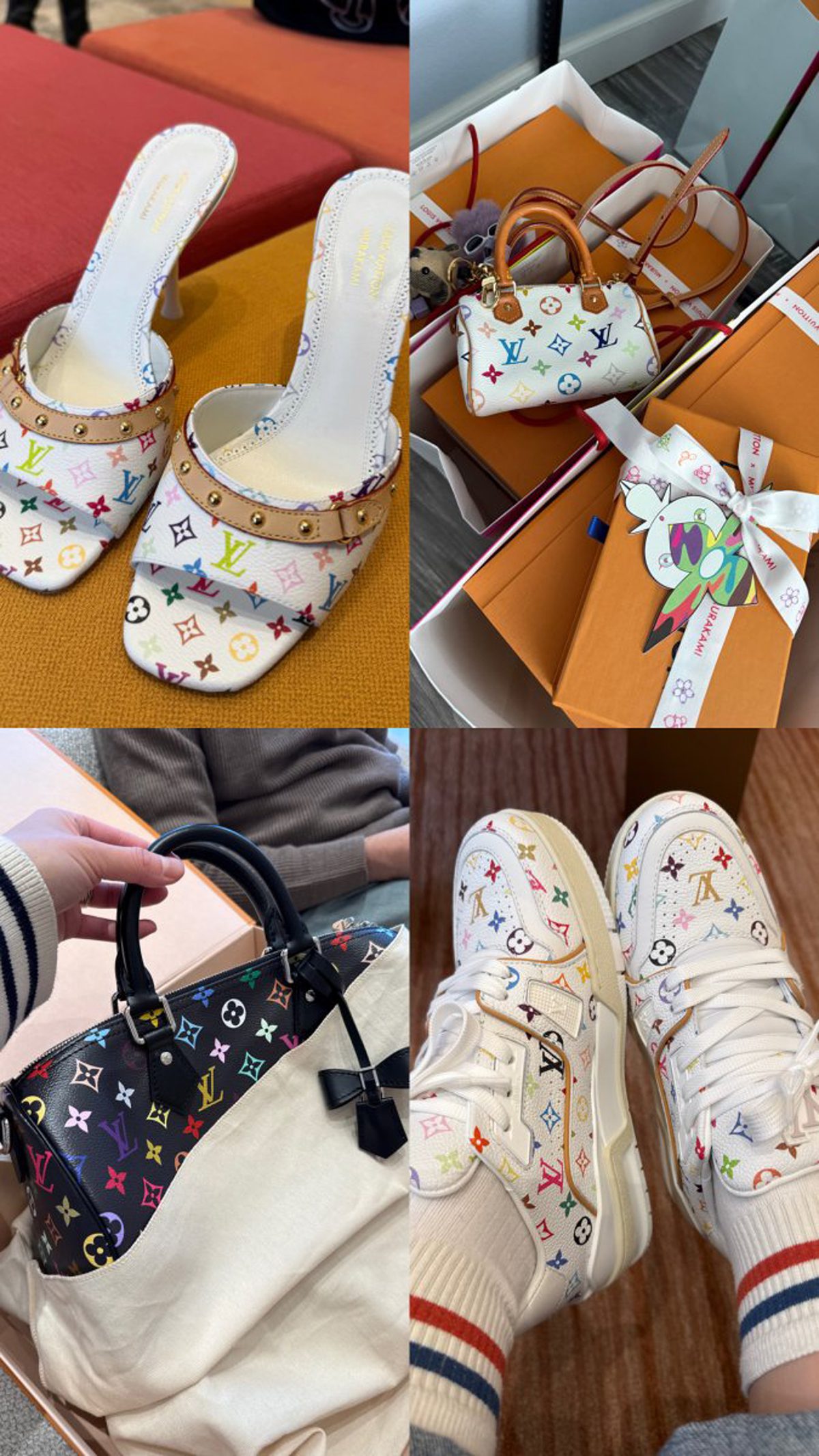 Louis Vuitton x Murakami Heels Speedy LV Trainer Louis Vuitton x Murakami Heels Speedy LV Trainer
