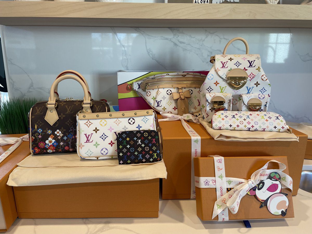 Louis Vuitton x Murakami collection items