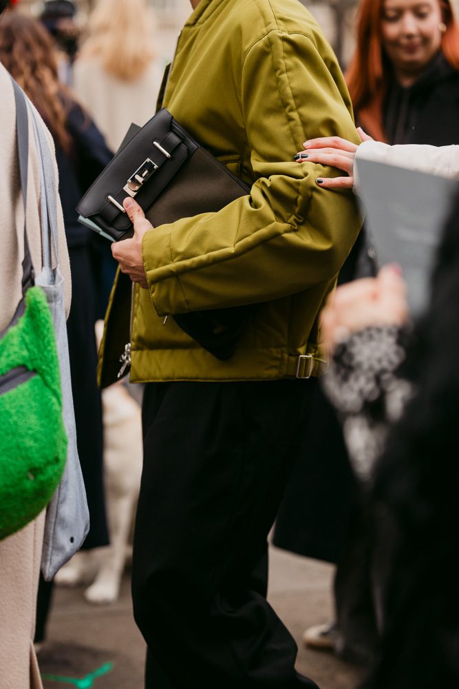 Paris Fashion Week Men s Fall 2025 Street Style Bags 14