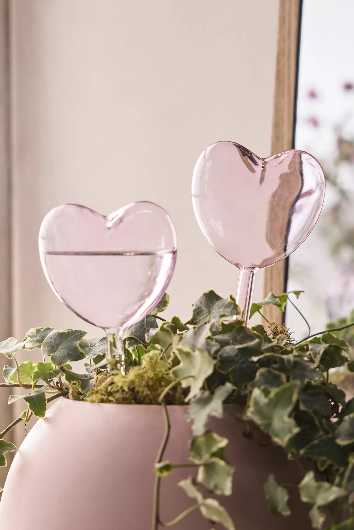 anthropologie Heart Watering Globes Set of 2