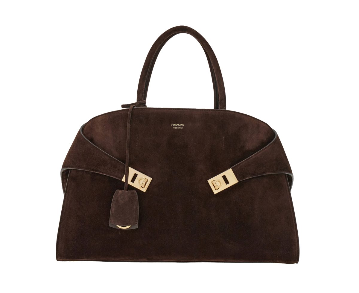 ferragamo Hug handbag L testa di moro