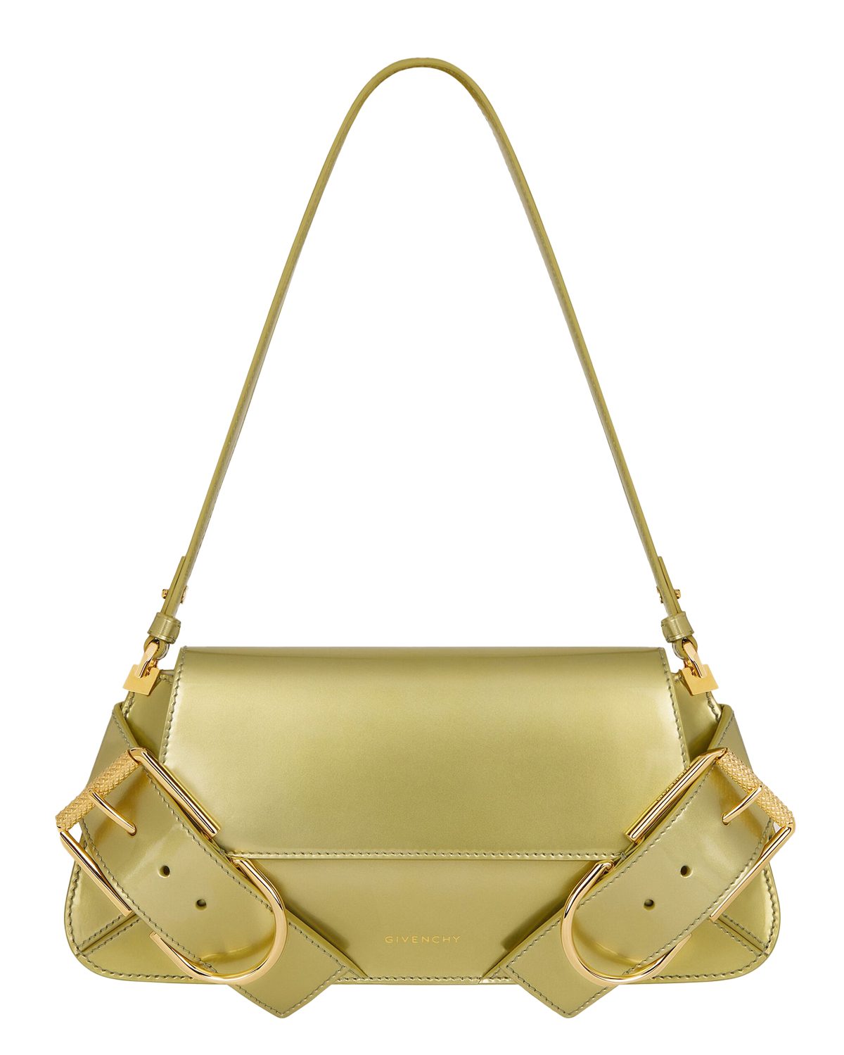 givenchy Voyou Shoulder Flap bag in patent effect leather 1 givenchy Voyou Shoulder Flap bag in patent effect leather 1
