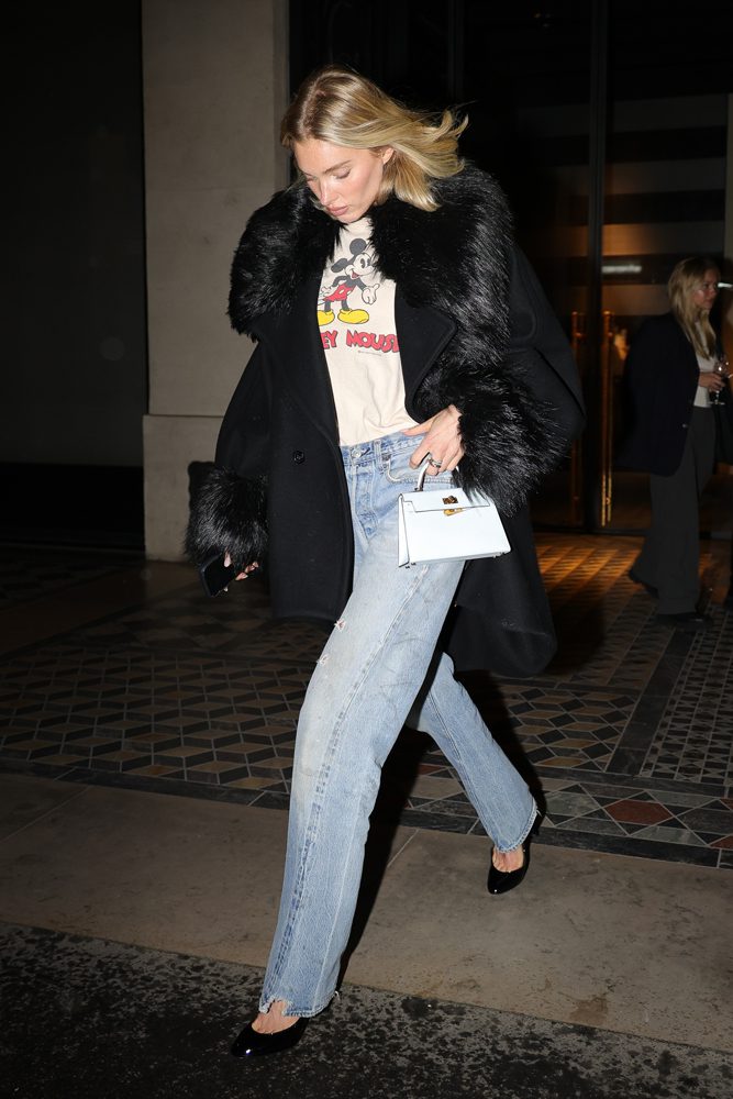 Elsa Hosk Hermes Mini Kelly Elsa Hosk Hermes Mini Kelly