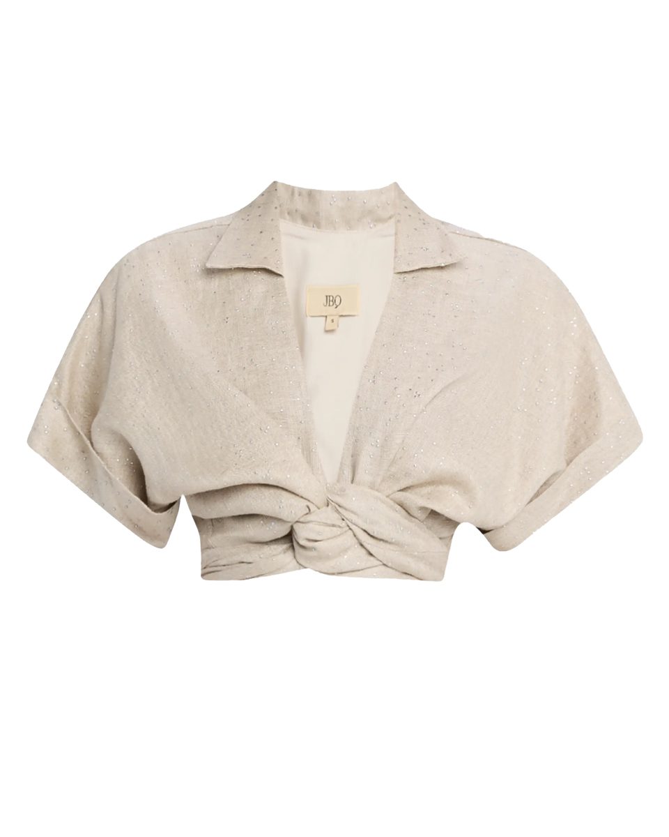 BQ Chiara Embellished Twist Front Top 1