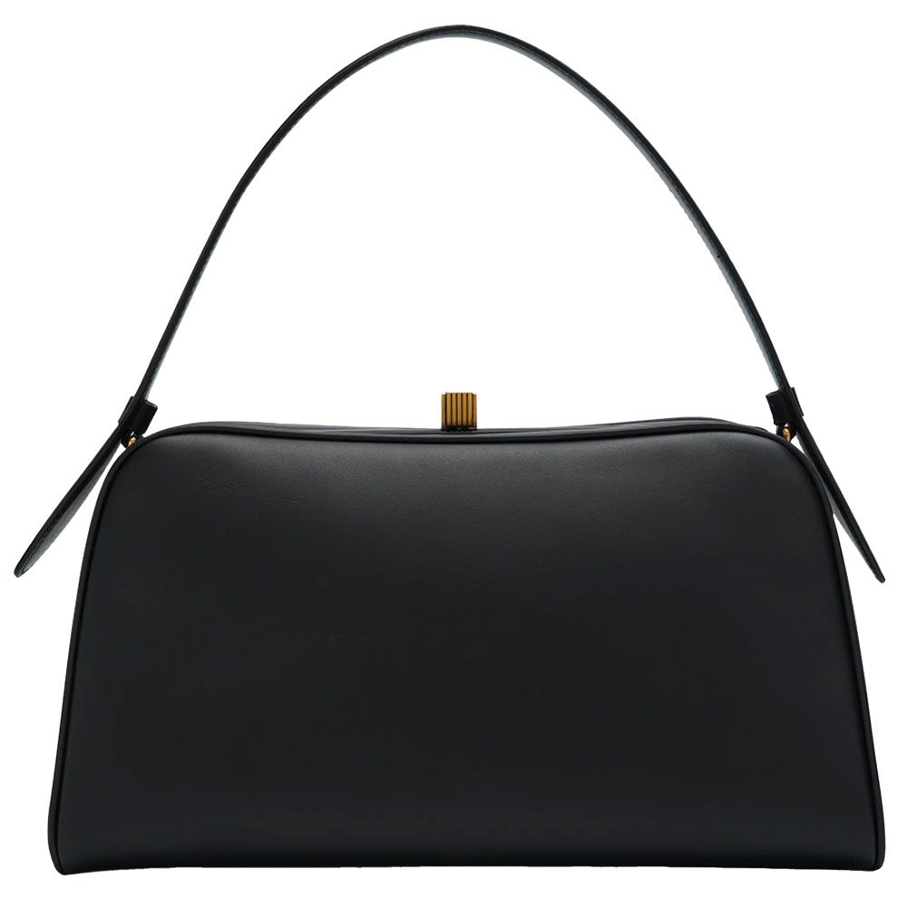 Khaite Black Leather Cate Bag Khaite Black Leather Cate Bag