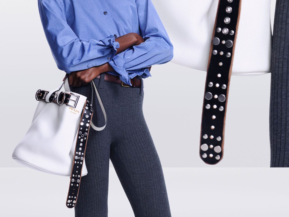 Prada Buckle Bag Feature