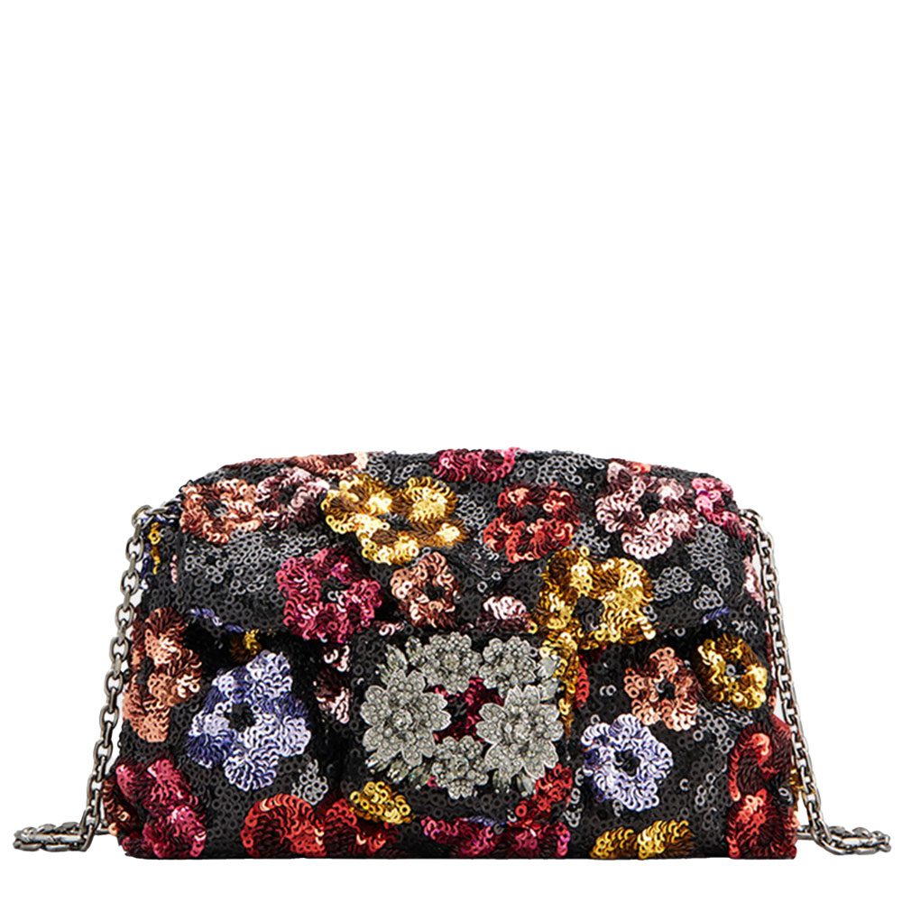 Roger Vivier Floral Sequin Bag