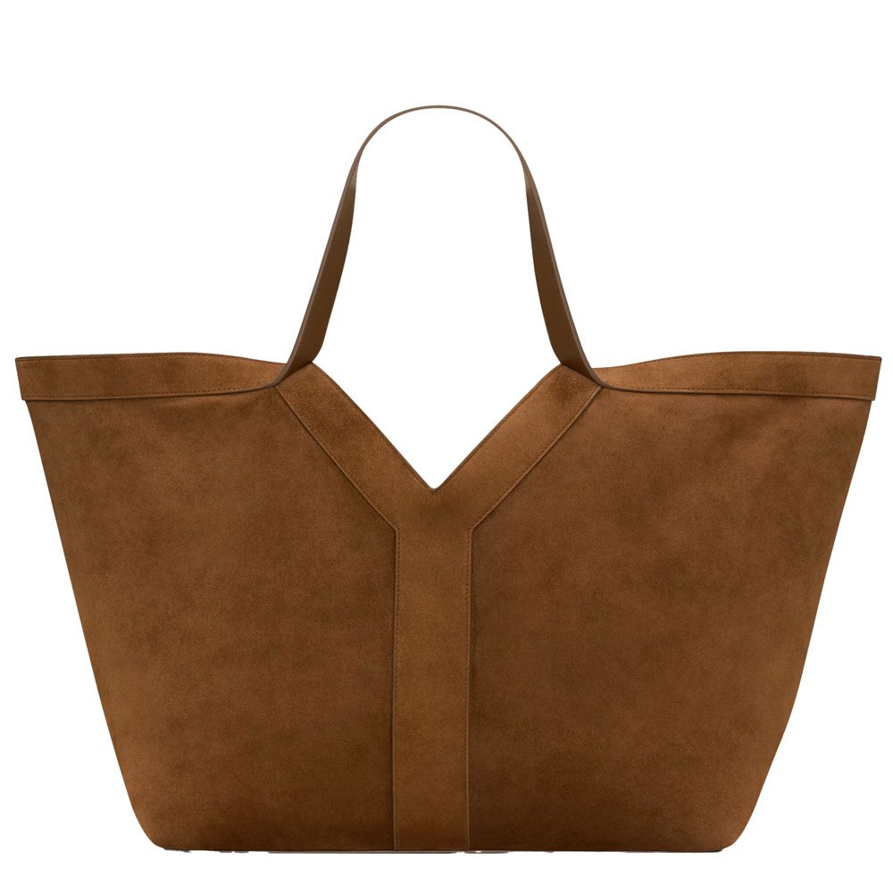 shoulder bag with logo saint laurent accessories Suede