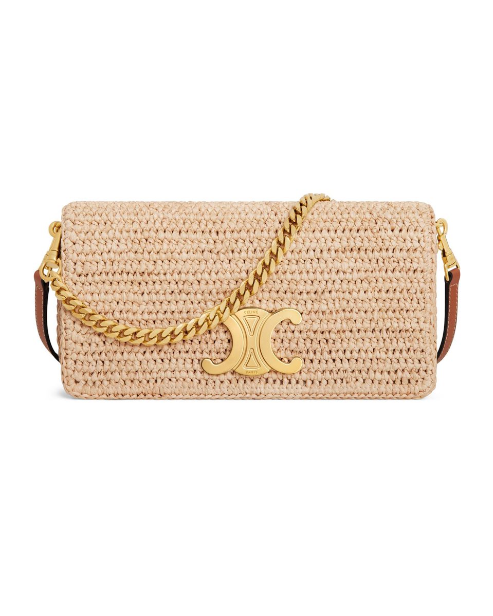 CELINE Multipochette in raffia 2