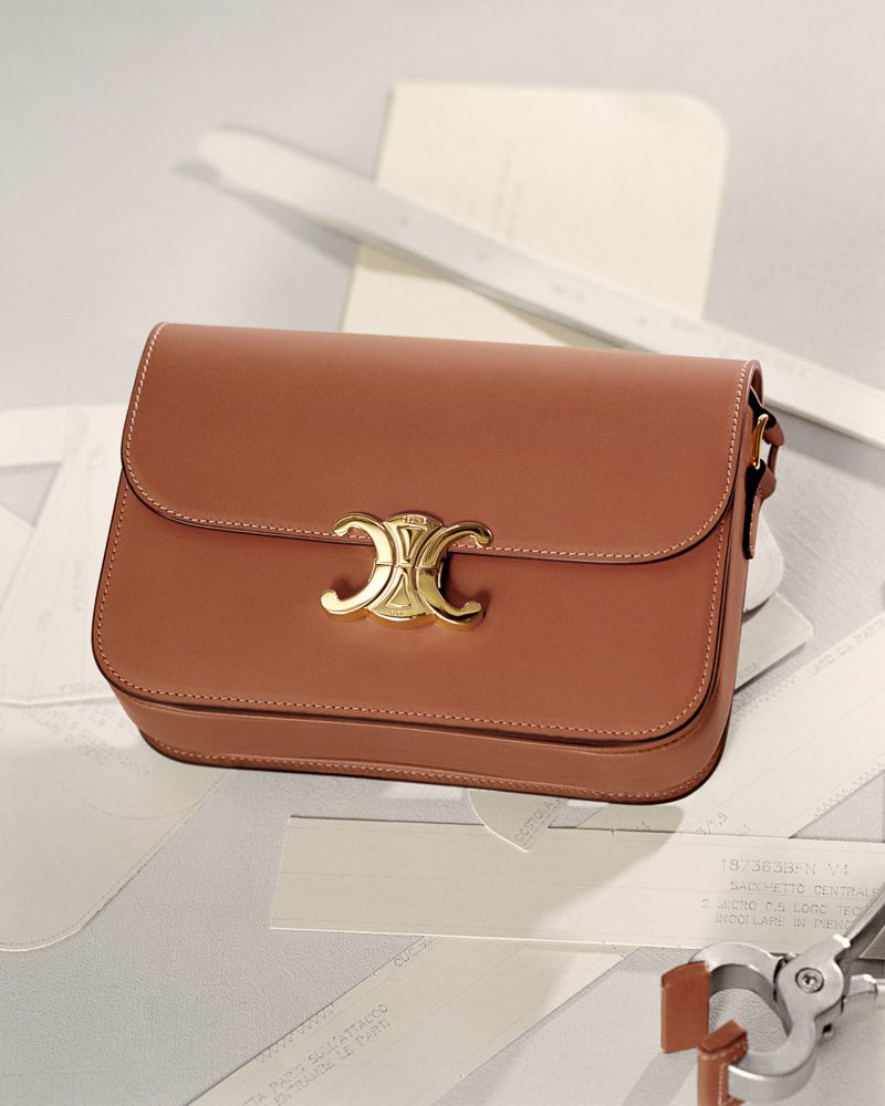 Celine Ateliers Making of Borsa Celine Luggage Mini in pelle rossa 9