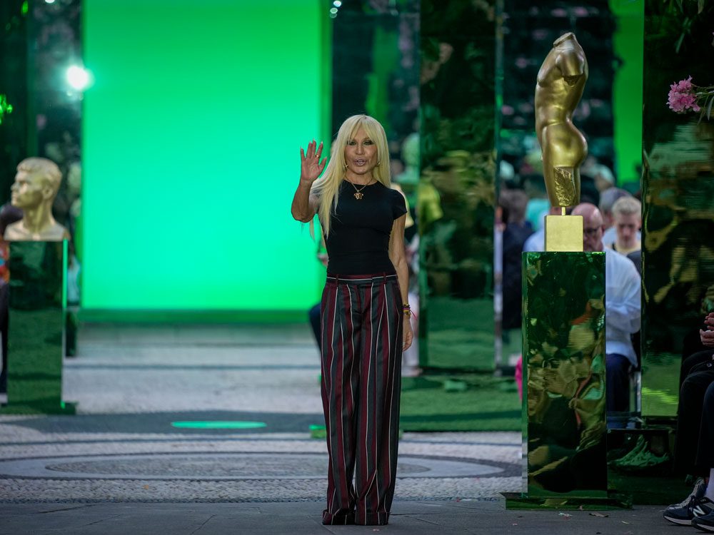 Donatella Versace Says Goodbye Donatella Versace Says Goodbye