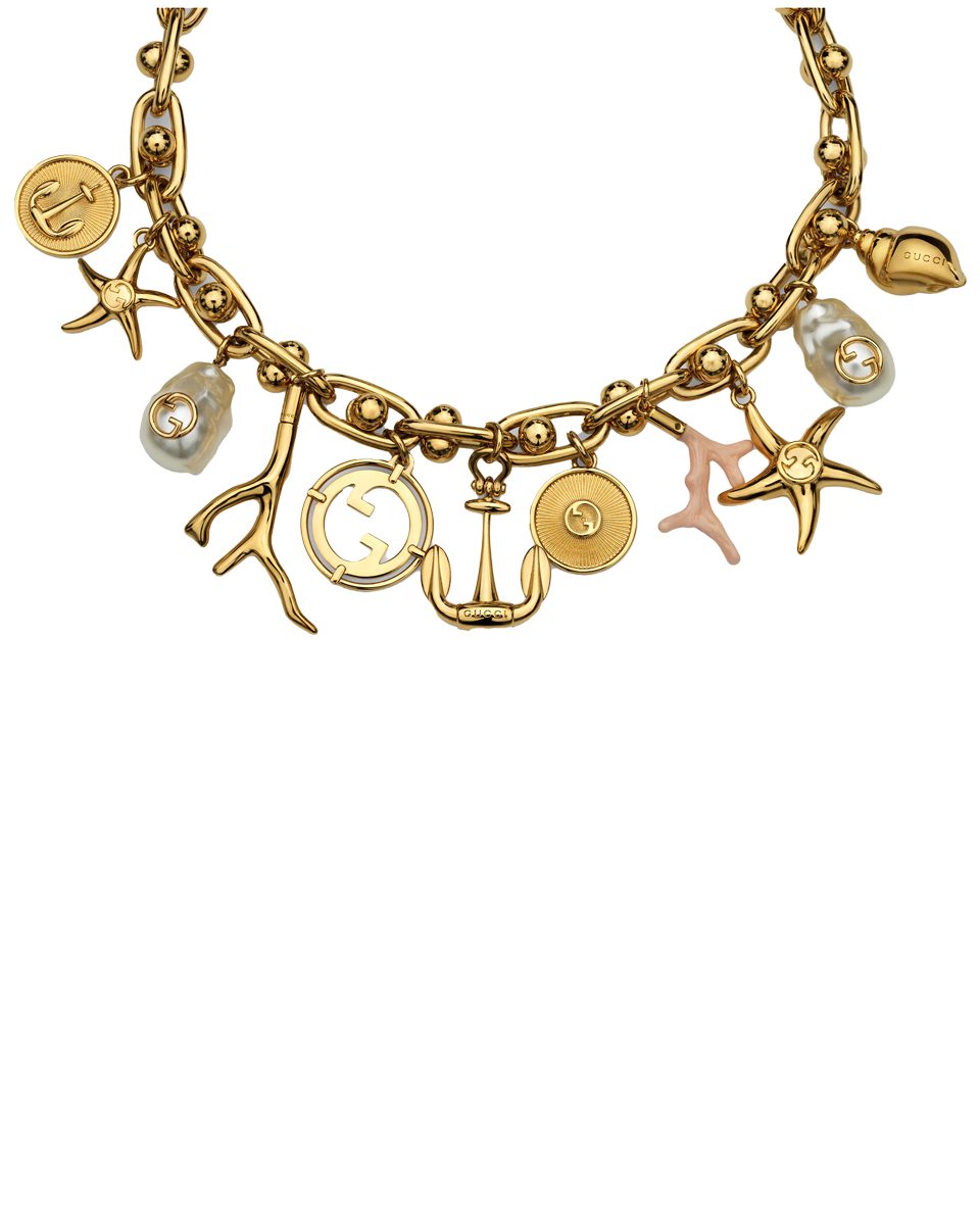 Gucci Chain necklace with Gucci symbols