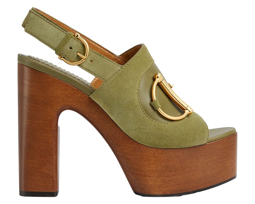 Gucci Half Horsebit Platform Slides Gucci Half Horsebit Platform Slides
