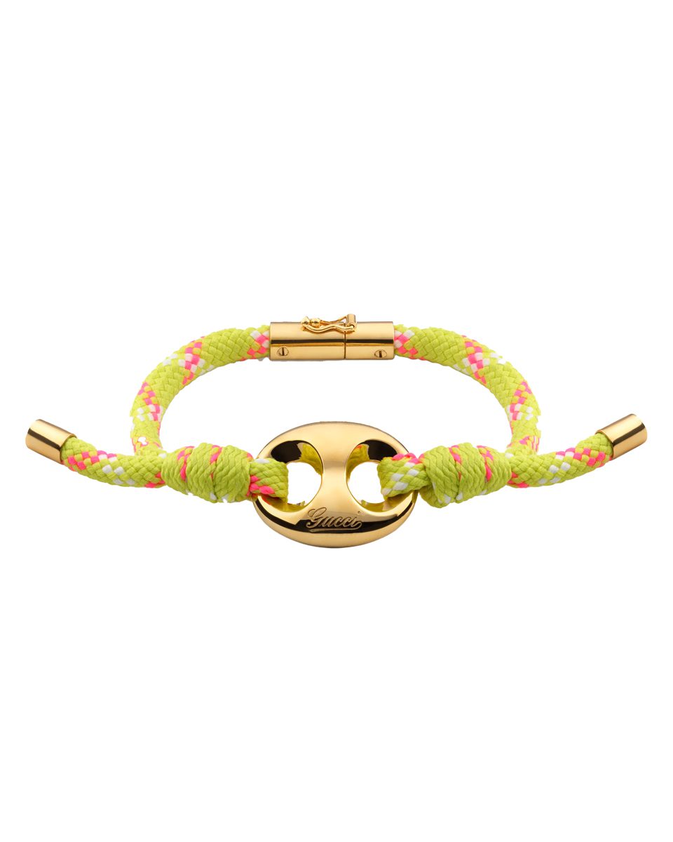 Gucci Marina Chain fabric bracelet