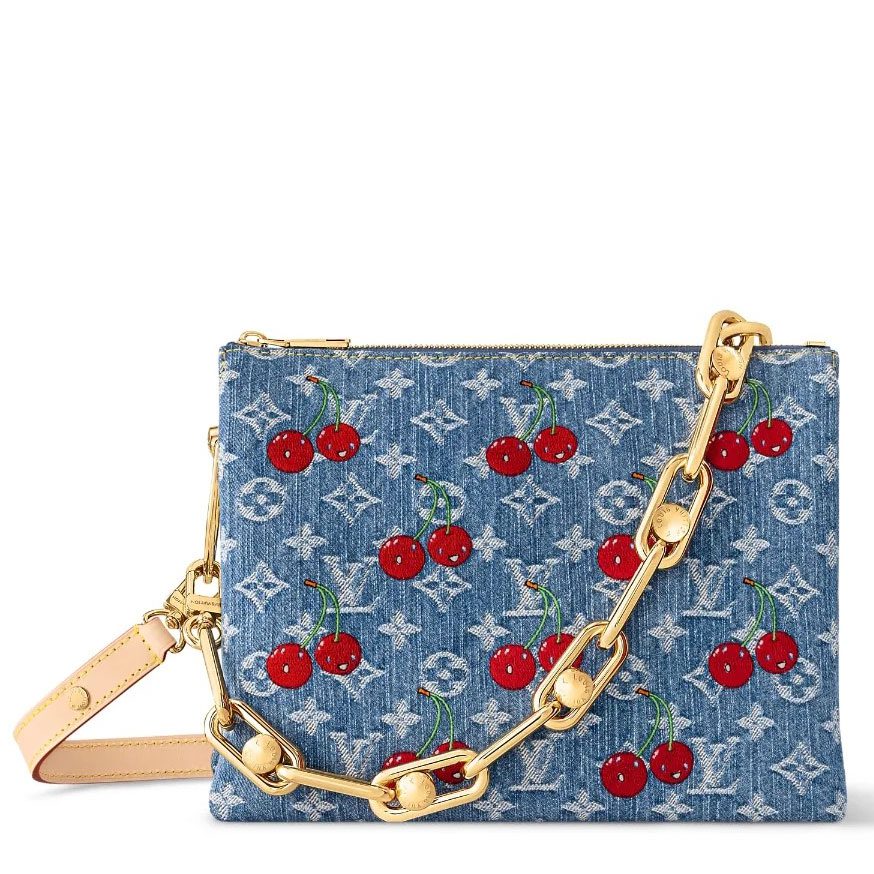 LV x TK Cerises Coussin