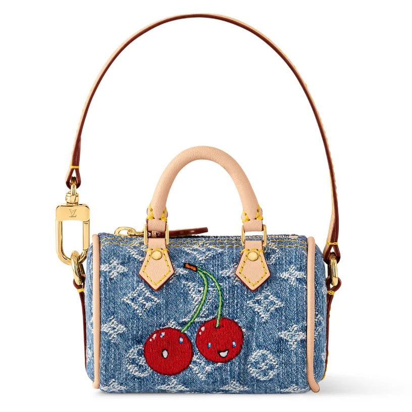 LV x TK Cerises Micro Speedy Charm