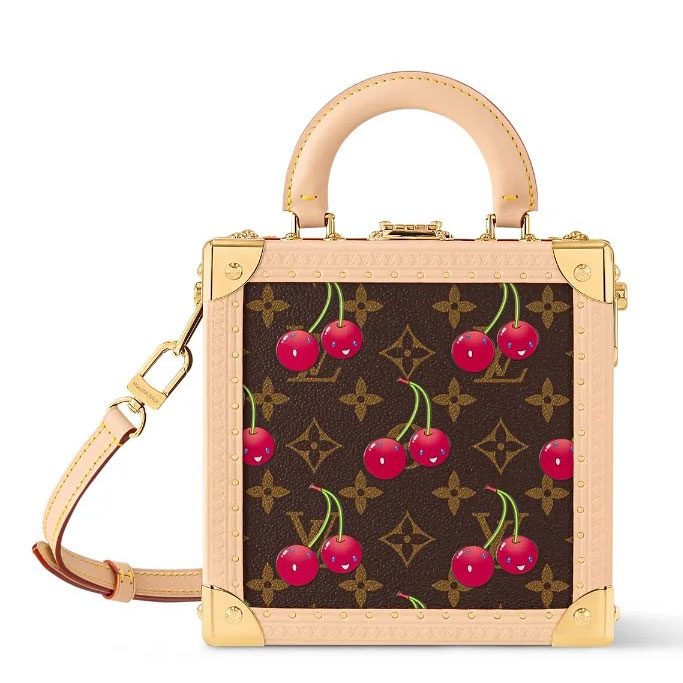 LV x TK Cerises Trunk Bag