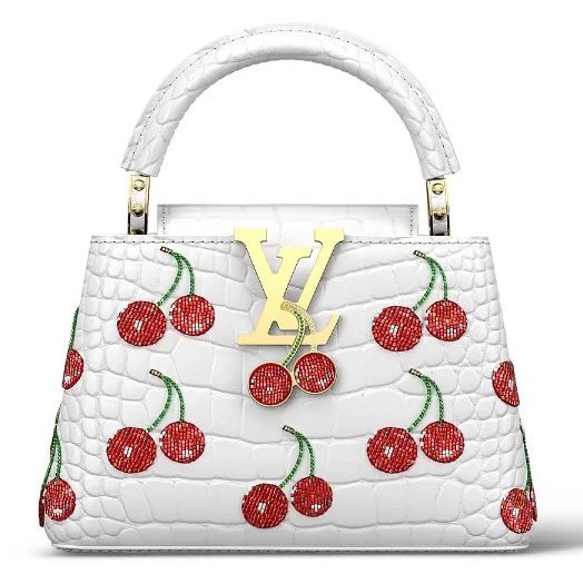 LV x TK Cherries Capucines Embellished