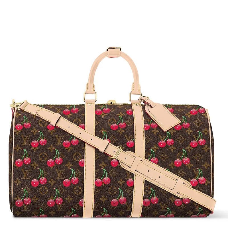 LV x TK Keepall Cerises