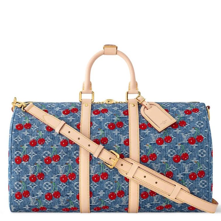 LV x Tk Cerises Keepall