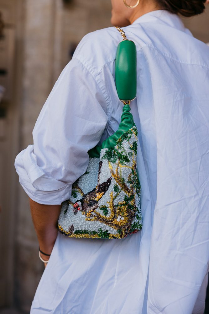 Loewe Spring Summer 2025 Street Style Bags 4 Loewe Spring Summer 2025 Street Style Bags 4
