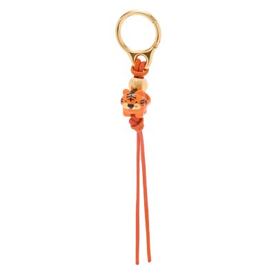 Loewe Tiger dice charm in calfskin