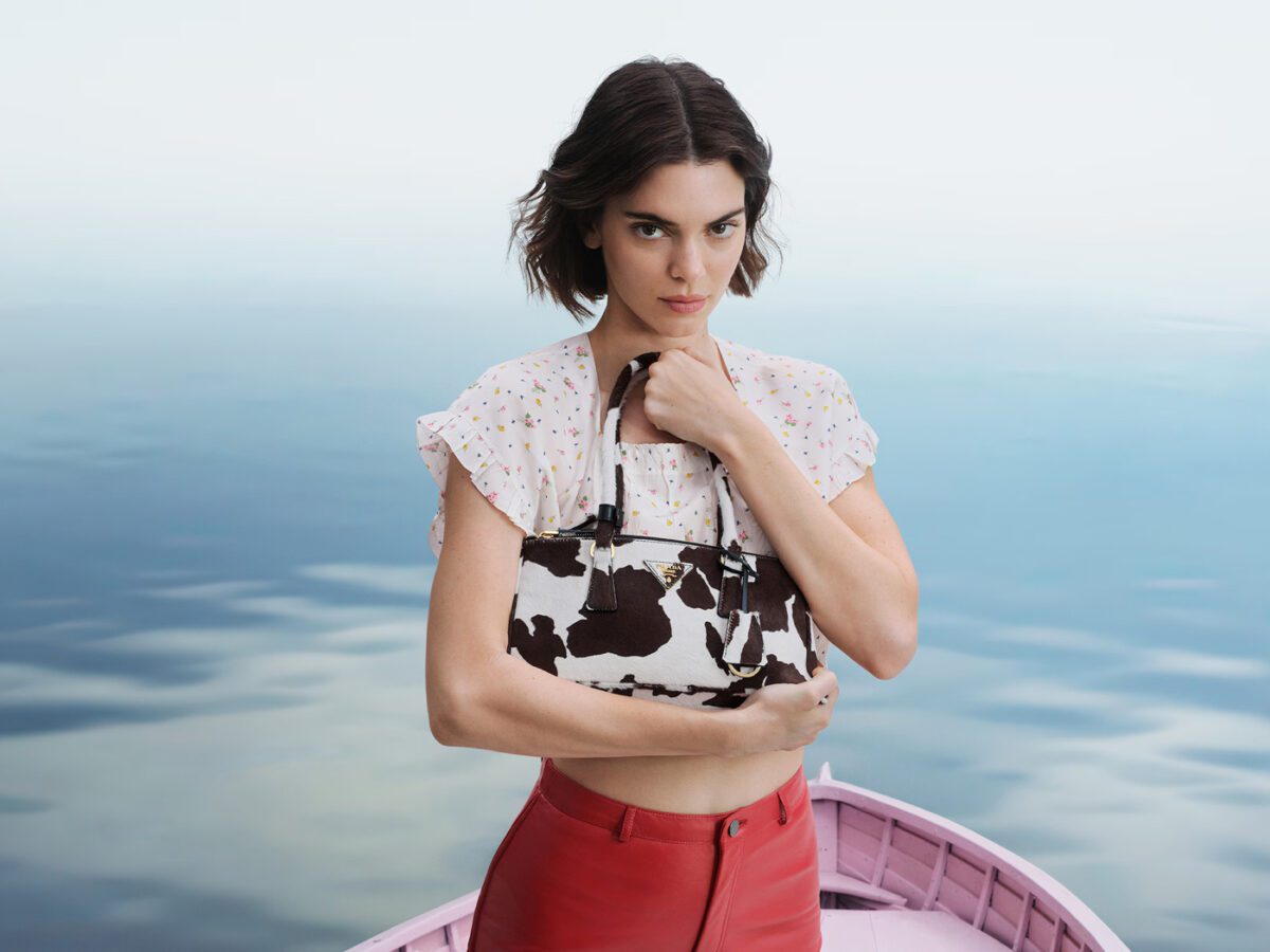 Prada East West Animal Print