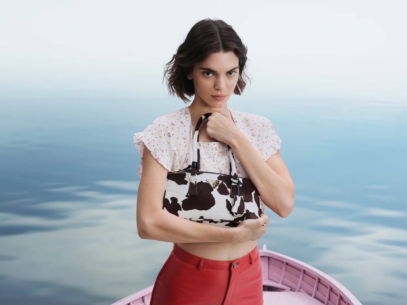 Prada East West Animal Print