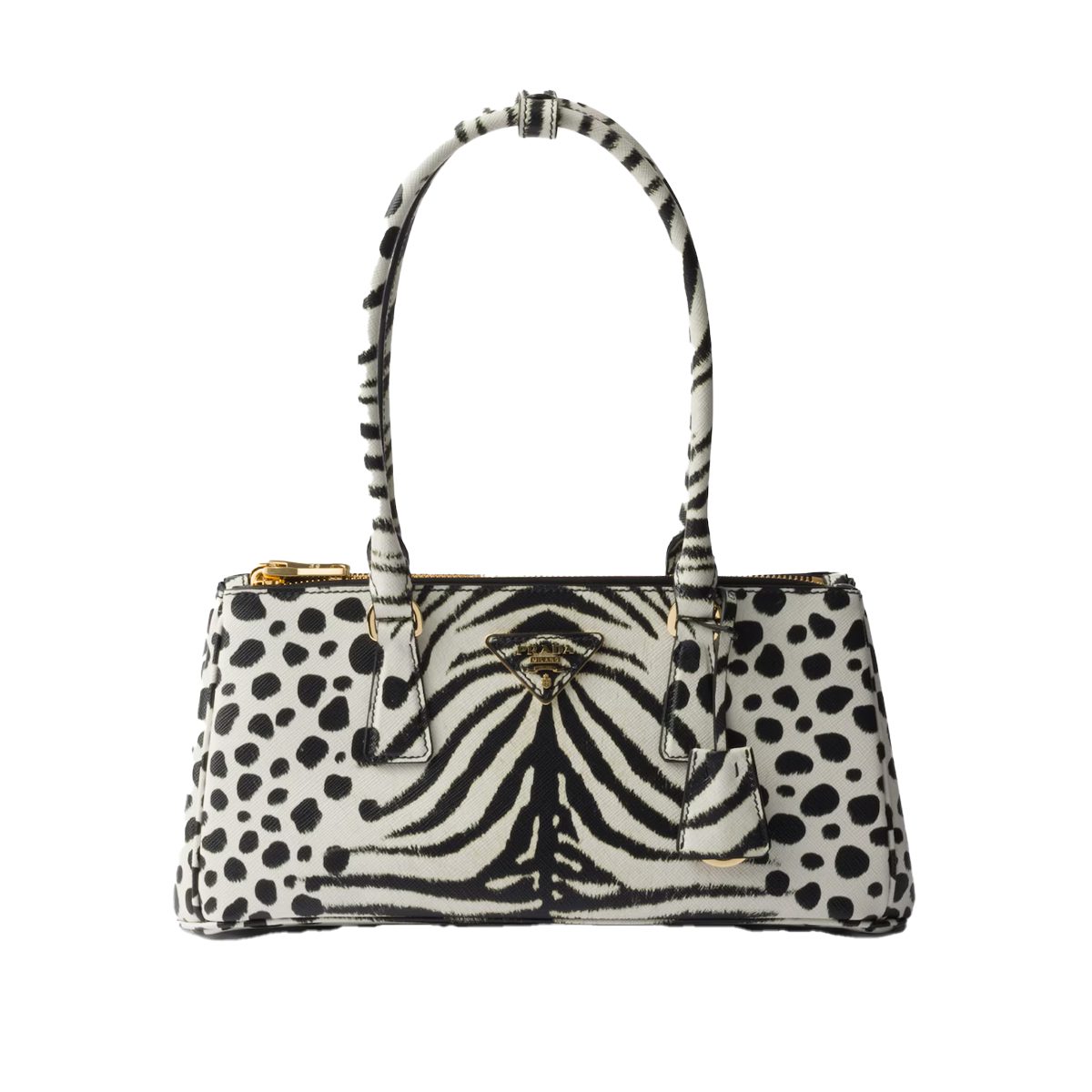 Prada Galleria medium printed Saffiano leather bag