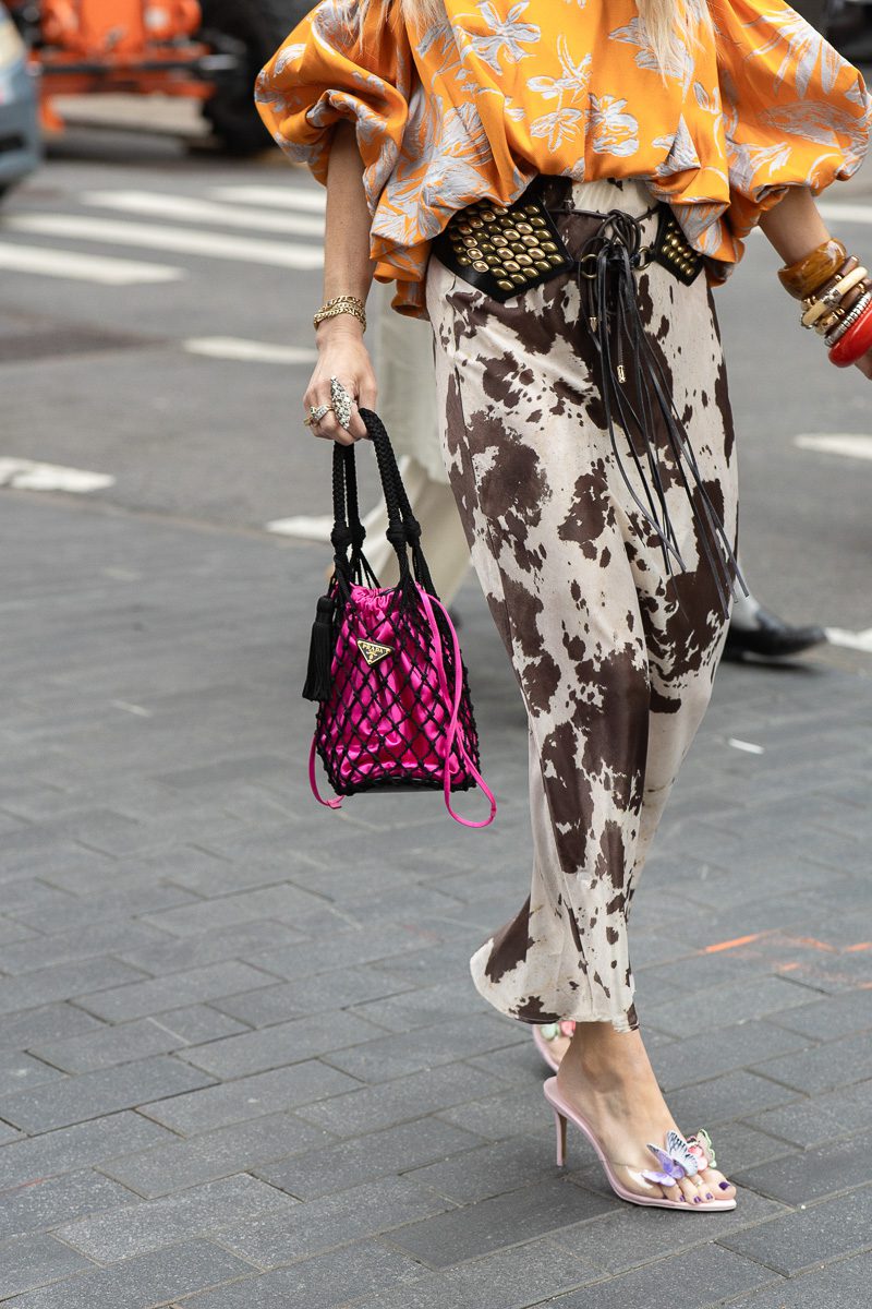 Prada Rete & Raso Bucket Bag
