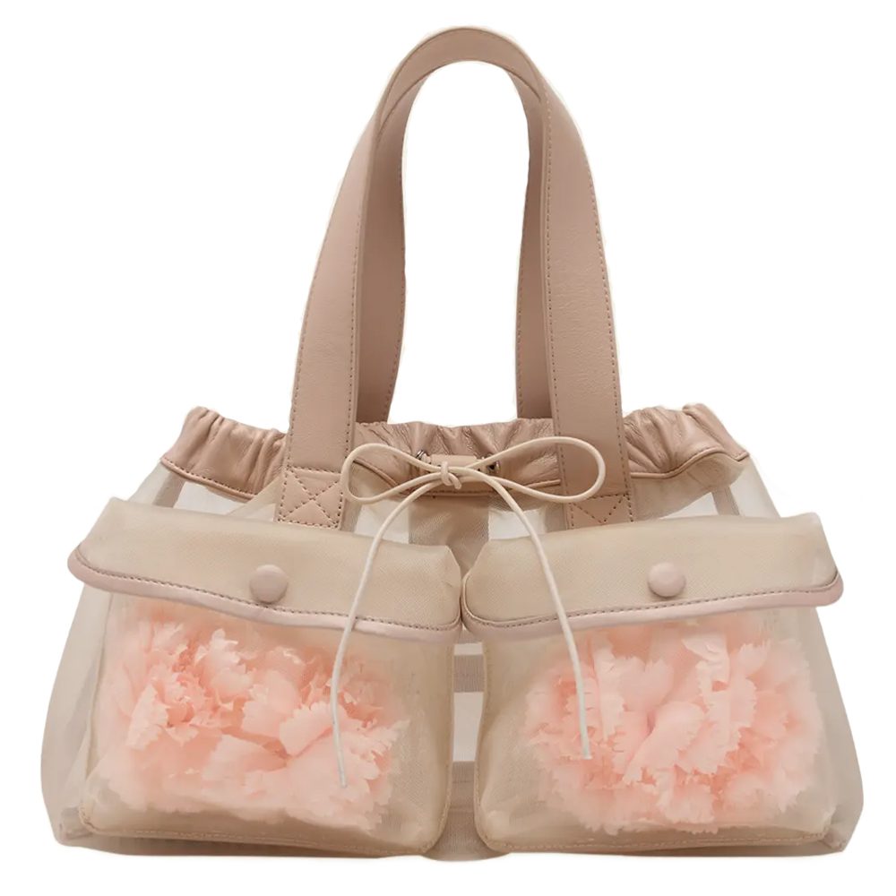 Simona Rocha Mesh Carnation Bag