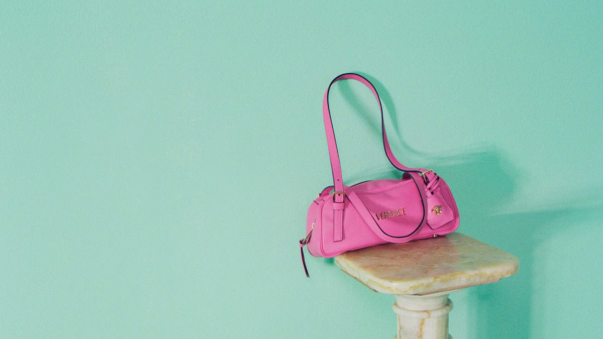 VERSACE bowling bag VERSACE bowling bag