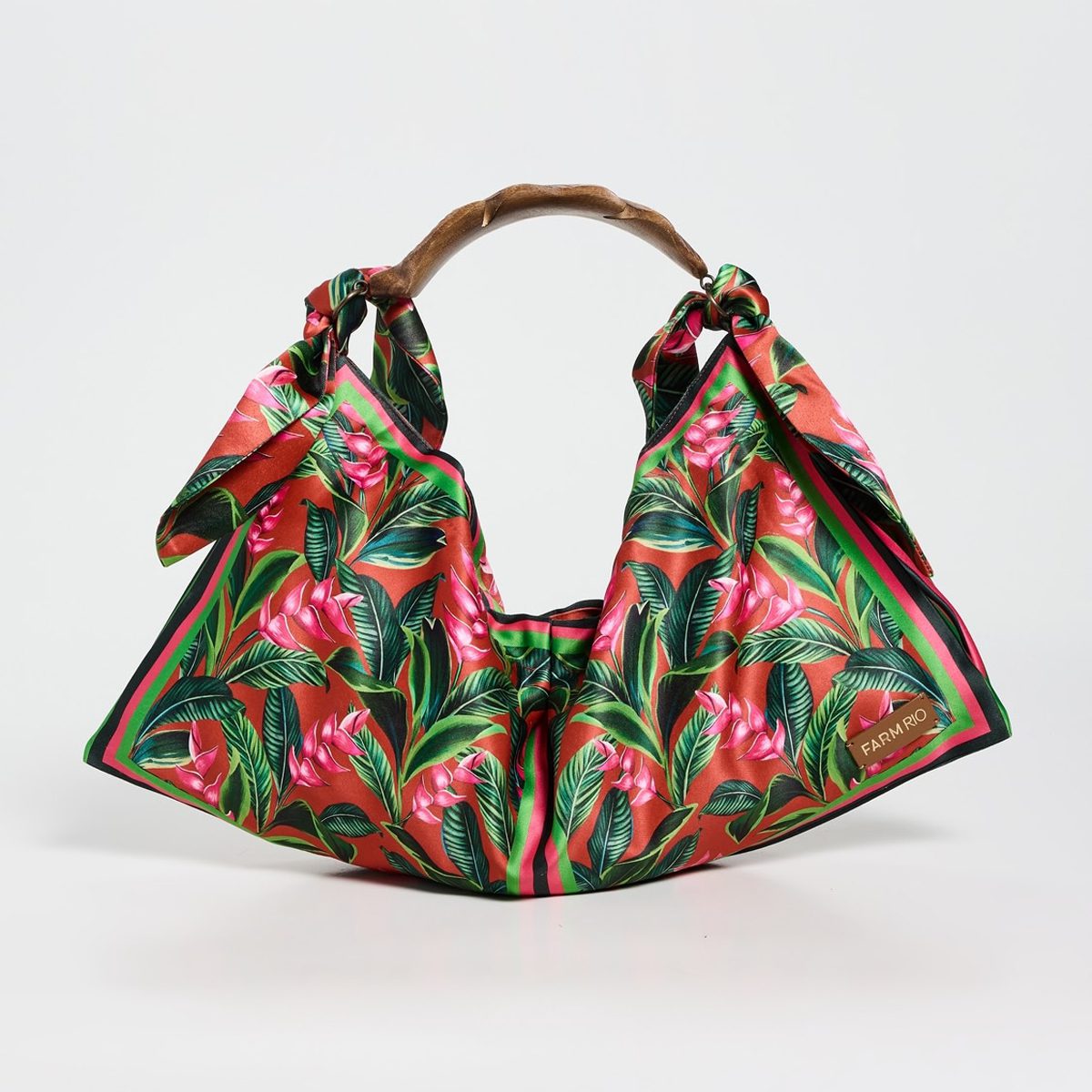farm rio Dream Garden Red Scarf Mini Bag farm rio Dream Garden Red Scarf Mini Bag