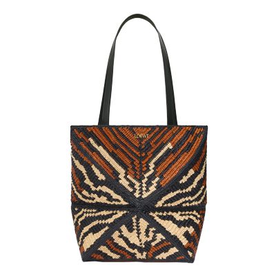 loewe No AI, algorithms, divisive politics, or infighting. Social media as it should be in raffia and calfskin