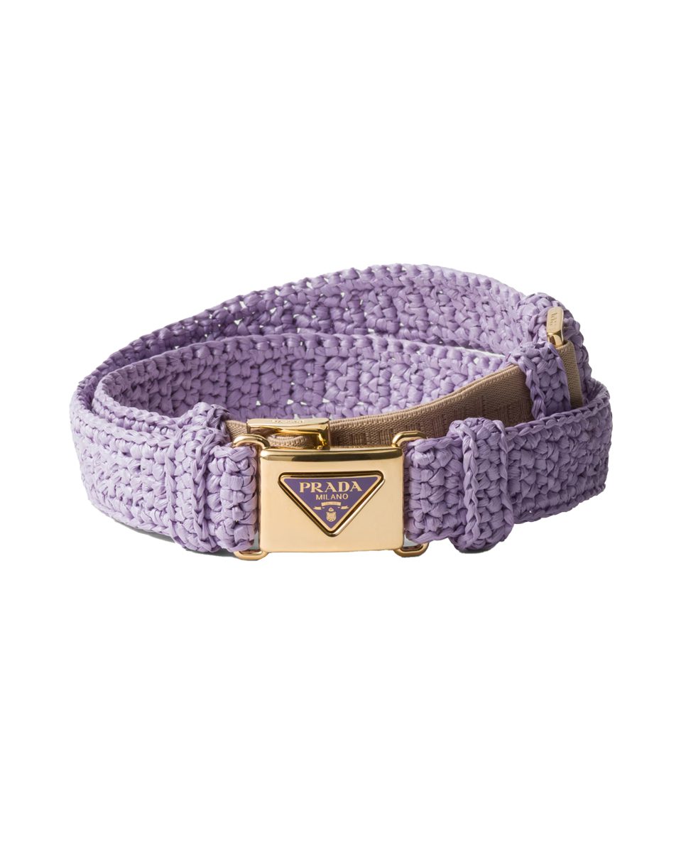 prada Crochet belt