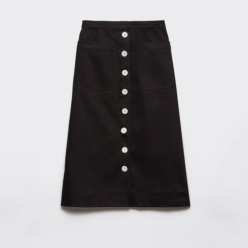 Cotton drill skirt