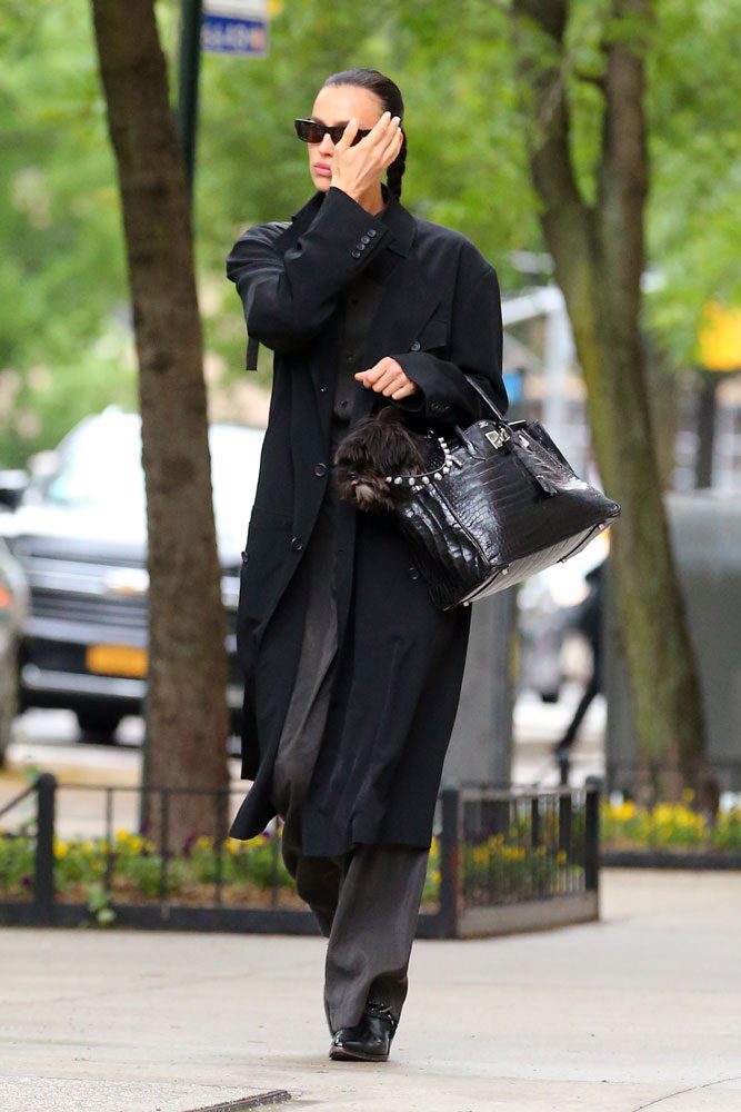 Irina Shayk Hermes Birkin NYC Irina Shayk Hermes Birkin NYC