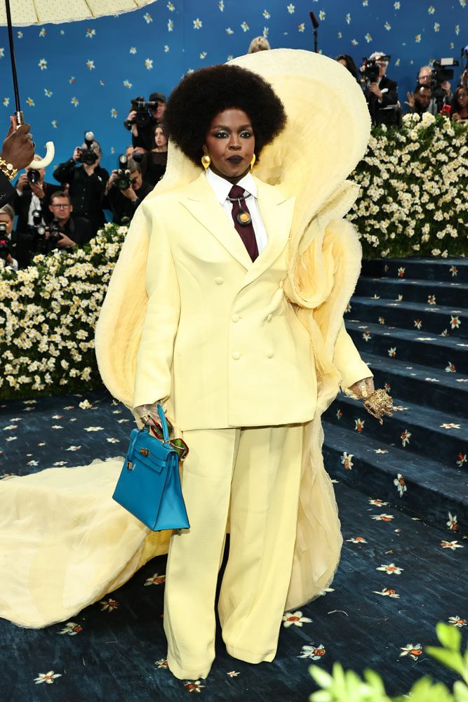 Lauryn Hill Met Gala 2025 Hermes Kelly Lauryn Hill Met Gala 2025 Hermes Kelly